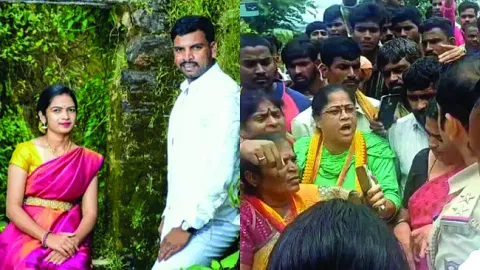 మృతదేహంతో నిందితుడి ఇంటిఎదుట ధర్నా