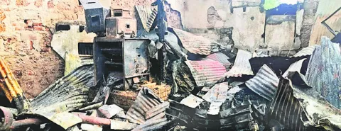 విద్యుత్‌ షార్ట్‌ సర్క్యూట్‌తో రైస్‌మిల్లు దగ్ధం 