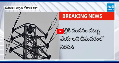 Man Protest Against Chandrababu Govt Over Thalliki Vandanam 1