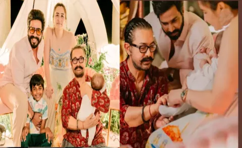 Aamir Khan Named a baby of Kollywood hero Vishnu Vishal