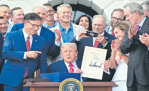 Donald Trump Signs Flagship Big Beautiful Bill Into Law