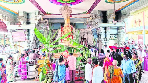 రామాలయంలో తొలి ఏకాదశి సందడి