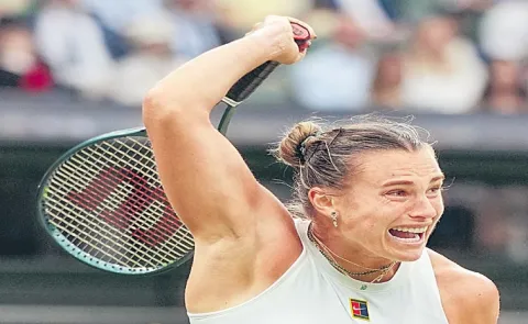 WTA Tennis Sabalenka keeps rolling, reaches Wimbledon quarterfinals8
