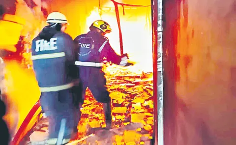 Those families are most likely to be affected by fire accidents