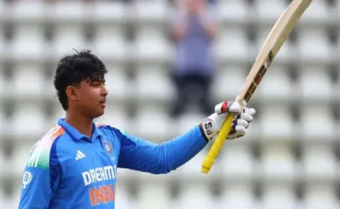 ENG U19 Vs IND U19 5th Youth ODI: Vaibhav Suryavanshi Out For 33 In 42 Balls4