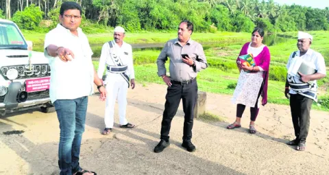 కనకాయలంక కాజ్‌వే పరిశీలన 