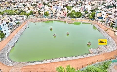 Hydra Gave Life To Bathukamma Kunta Lake