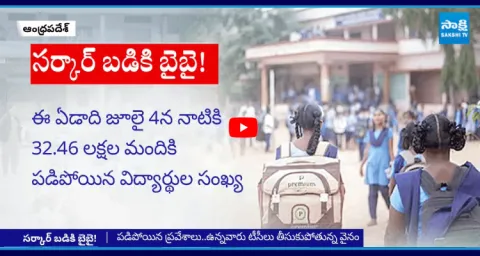 Government Schools Downfall In Andhra Pradesh 1