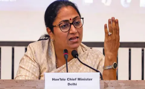 Halted Delhi Chief Minister Rekha Gupta Official Home Renovation10