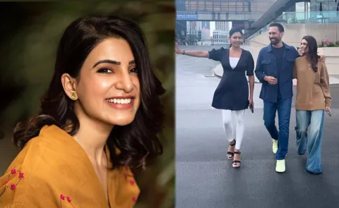 Samantha Ruth Prabhu holds Raj Nidimoru Close in Detroit, America4