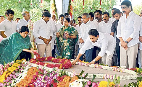 YS Jagan Pays Tributes To YS Rajasekhara Reddy Jayanthi 2025