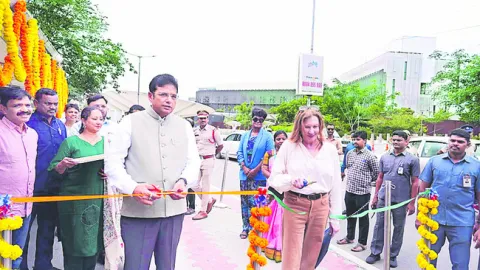 అమెరికన్‌ కాన్సులేట్‌లో వెయిటింగ్‌ ఏరియా ప్రారంభం 