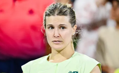 Eugenie Bouchard Gets Emotional on 1st Day of Retirement