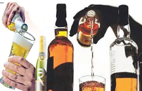 Liquor being transported to Visakhapatnam in the name of Defense and sold at high prices