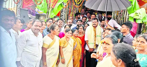 ఘనంగా దేవీతల్లి ఆలయ పునః ప్రారంభోత్సవం 