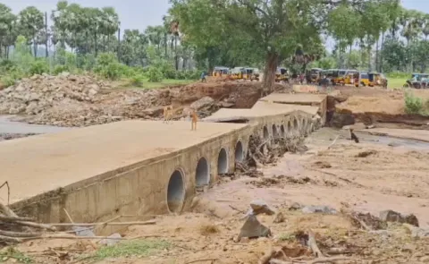 Nearly 40 Villages Cut Off As One Year Old Bridge Collapses