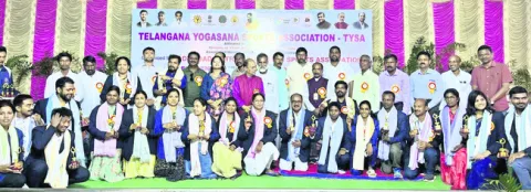 రాష్ట్రస్థాయి యోగా పోటీల్లో పతకాల పంట 