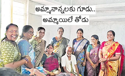 Daughter gifted house to their Parents in Bhupalpally