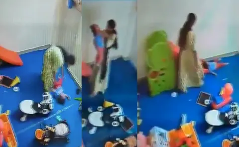 Noida day care center Video Viral In Social Media14