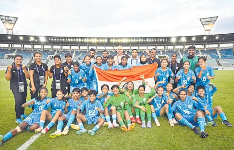 Indian womens team qualifies for Asia Cup Under 20 football tournament5