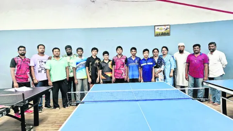 టేబుల్‌ టెన్నిస్‌ ఉమ్మడి జల్లా జట్ల ఎంపిక