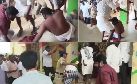 వైఎస్సార్‌సీపీ ఏజెంట్‌పై టీడీపీ గూండాల దాడి