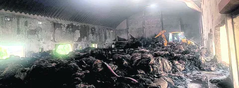 అదుపులోకి వచ్చిన మంటలు