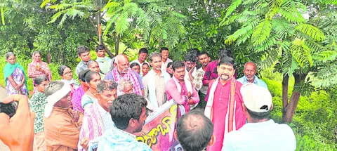 రైతుల పాదయాత్రకు మద్దతు