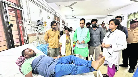 మాజీ ఎమ్మెల్యే పరామర్శ 