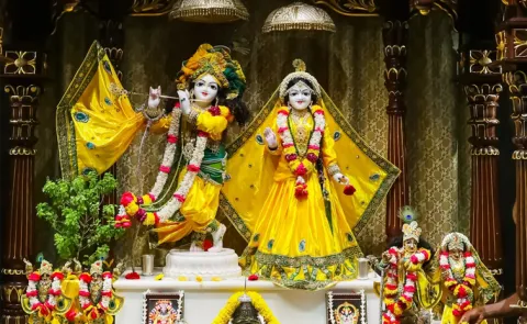 Janmashtami 2025 celebrations  at Hare Krishna golden temple in Hyderabad 8