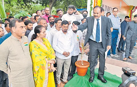 Independence Day celebrations at the Police Parade Grounds in Kadapa