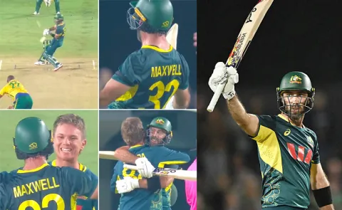 Glenn Maxwell comes clutch as Australia clinch series to remain unbeaten at Cairns