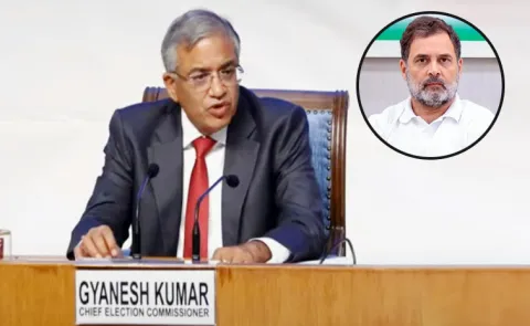 Election Commission Press Conference Over Rahul Gandhi Vote Chori Comments