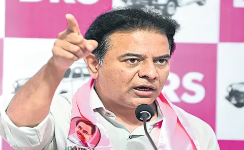 BRS Leader KTR Comments on Polavaram