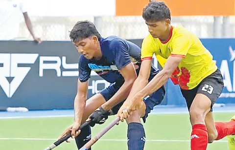 Andhra Pradesh loses in Junior Mens Hockey Championship