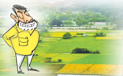 Chandrababu coalition govt making land deals and sold for just 99 paise1