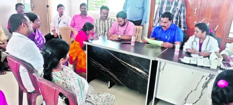 మున్సిపల్‌ కార్మికులకు వైద్య పరీక్షలు