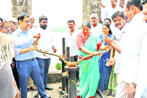 రామప్ప నుంచి  లక్నవరానికి నీటి కాల్వ
