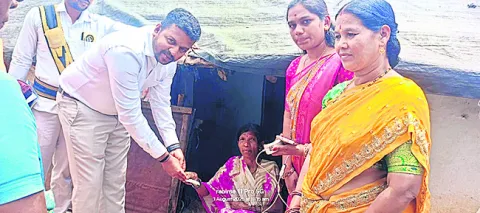 84.42 శాతం మేర పింఛన్ల పంపిణీ 