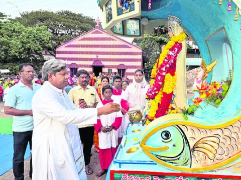దేవమాత మోక్షారోపణ మహోత్సవాలు ప్రారంభం