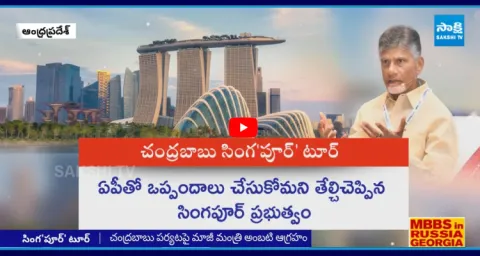 CM Chandrababu Silently Return From Singapore 1