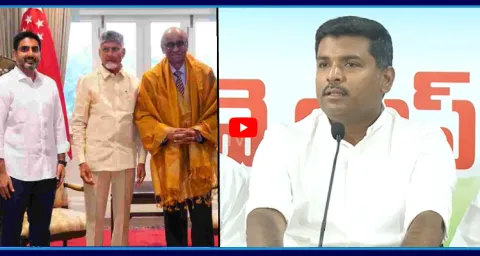 Gudivada Amarnath Comments On Chandrababu And Nara Lokesh Singapore Tour  1