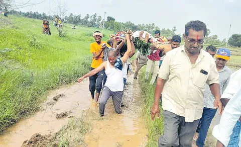 Funeral hardships in nalgonda