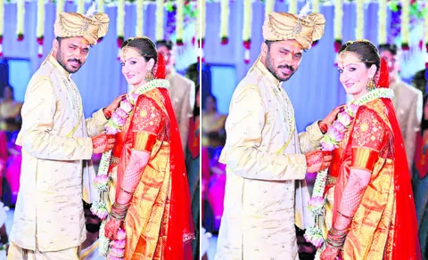 America Girl Warangal Boy Wed In Indian Tradition