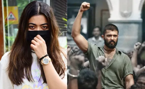 Rashmika Watched Kingdom Movie Bramarambha Theatre5