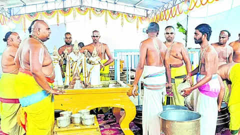 శ్రీవారి ఆలయంలో పవిత్రోత్సవాలు ప్రారంభం 