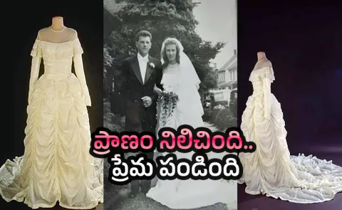 Army Officer wife crafted wedding dress from parachute that saved her husband