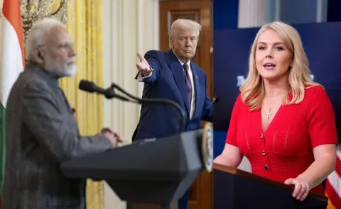 White House Karoline Leavitt sanctions Imposed on India