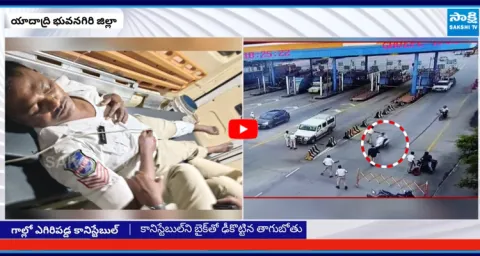 While conducting Drunk & Drive Test at Patangi Toll Gate  2
