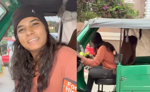 From Dreaming Of Car To Driving Auto Rickshaw Goes Viral